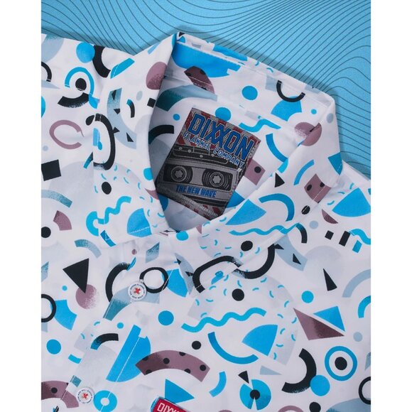 Dixxon Shirt Mens 2X New Wave Short Sleeve Button Up NWT - Picture 3 of 4